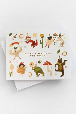 Whimsical Birthday Greeting Card