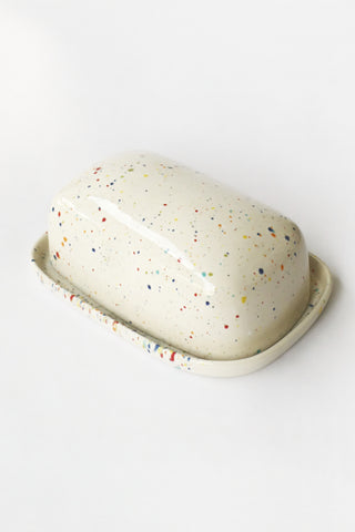 White Party Butter Dish