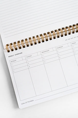 Wild Flowers Undated Weekly Planner