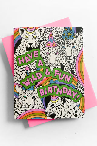 Wild N Fun Birthday Greeting Card