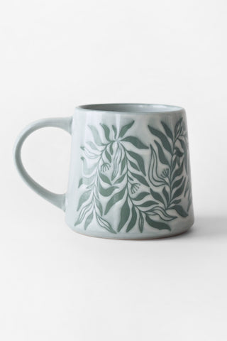 Willow Stoneware Mug Set