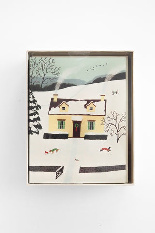 Winter Homestead Greeting Card Set