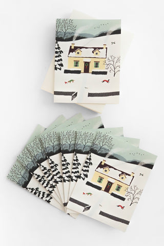 Winter Homestead Greeting Card Set