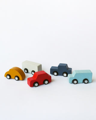Wooden Mini Car Set
