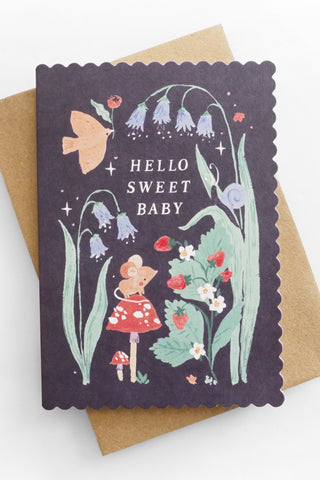Woodland New Baby Greeting Card