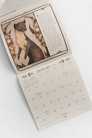 Woodland Wardens 2027 Mini Wall Calendar