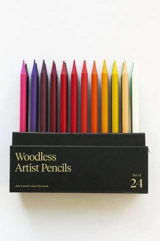 Woodless Artist Pencils, Set of 24