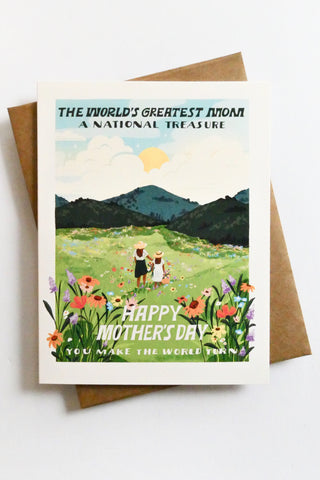 World's Greatest Mom - National Parks Greeting Card