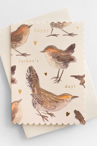Wren Father's Day Greeting Card