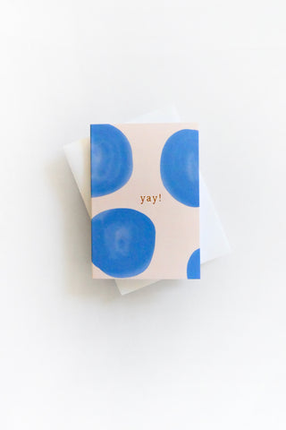 Yay Dots Mini Greeting Card
