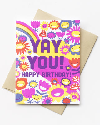 Yay You Birthday Greeting Card