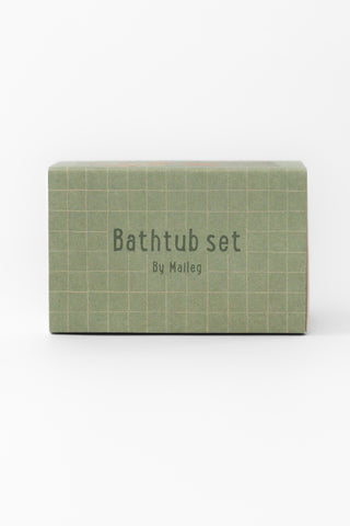 Yellow Bathtub Set