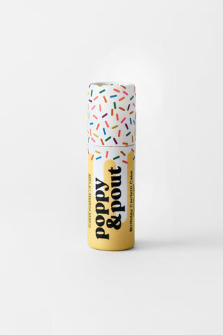 Yellow Confetti Birthday Cake Big Balm