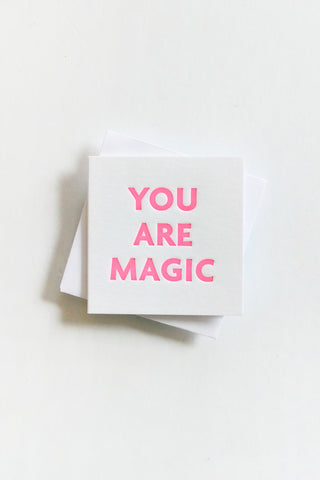 You Are Magic Mini Greeting Card