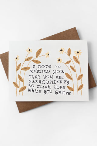 You Are Surrounded By Love Greeting Card