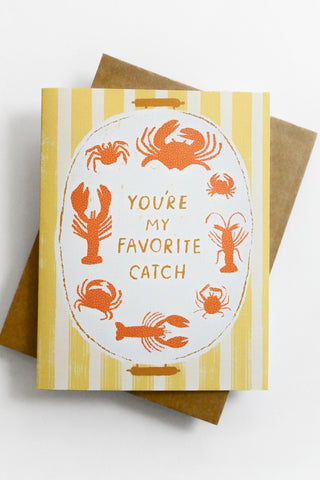 You're My Favorite Catch Greeting Card