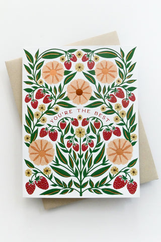 "You're the Best" Greeting Card