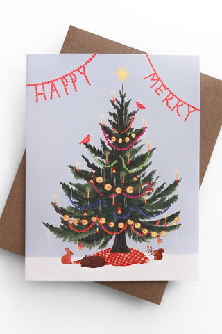 Yule Tree Greeting Card