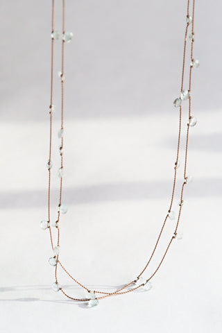 Aquamarine Meadow Necklace