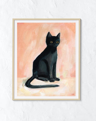 Claude Cat Art Print