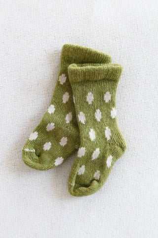 Dot Wool Cashmere Baby Socks