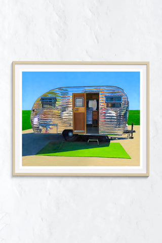 Palm Springs Road King Art Print