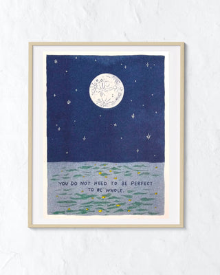 Lesson from the Moon Risograph Print