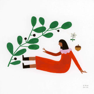 Person & Plants