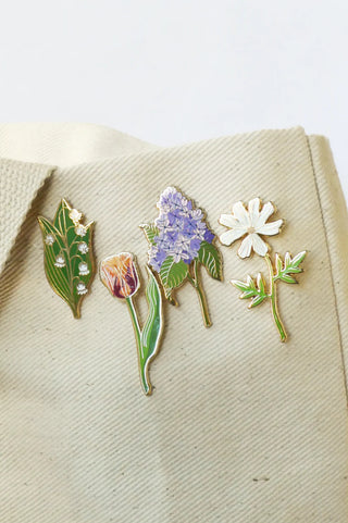 Flower Enamel Pin