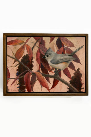 Tufted Titmouse and Sumac