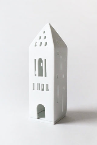 Medium Porcelain Village House