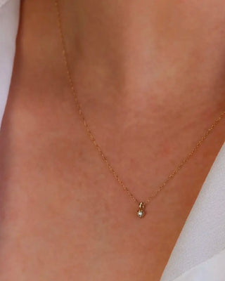 10k Salt and Pepper Diamond Pendant Necklace