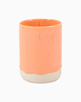 Ceramic Slurp Cup - Peach Pit