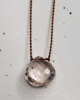Morganite Faceted Necklace