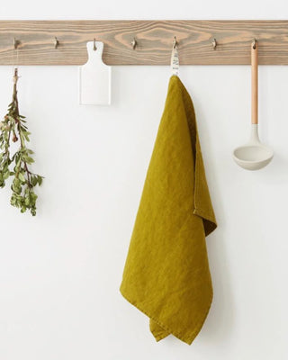 Linen Kitchen Towels • Greens