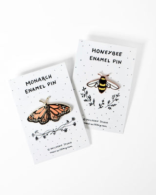 Pollinators Enamel Pin | Pins for Charity