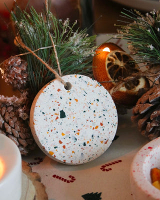 Round Holiday Ornament