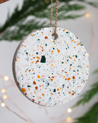 Round Holiday Ornament