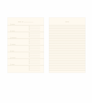 Simple Plan Weekly Planner Notebook