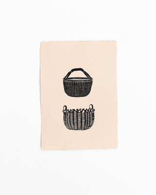 Stacked Baskets Print