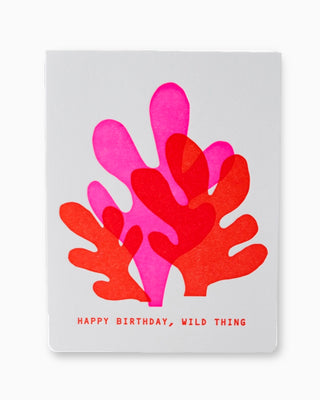 Wild Thing Birthday Greeting Card