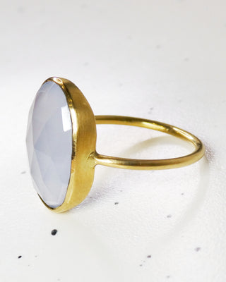 Chalcedony 14k Gold Ring