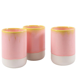 Ceramic Slurp Cup - Pink Grapefruit