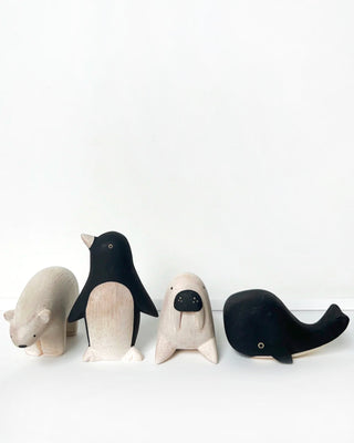 Hand Carved Arctic Animals