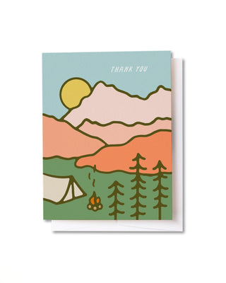 Thank You Camp Greeting Card